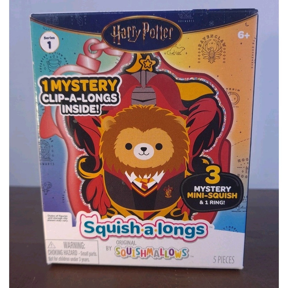 Harry Potter Squish-A-Longs Mystery Mini Squish + Ring‎ Original Squishmallows